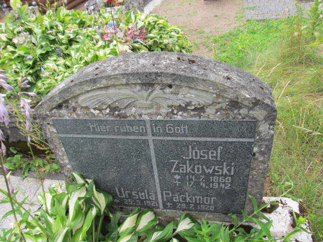 Ursula Packmor 1921 Pasym - Grobonet - Wyszukiwarka osób pochowanych