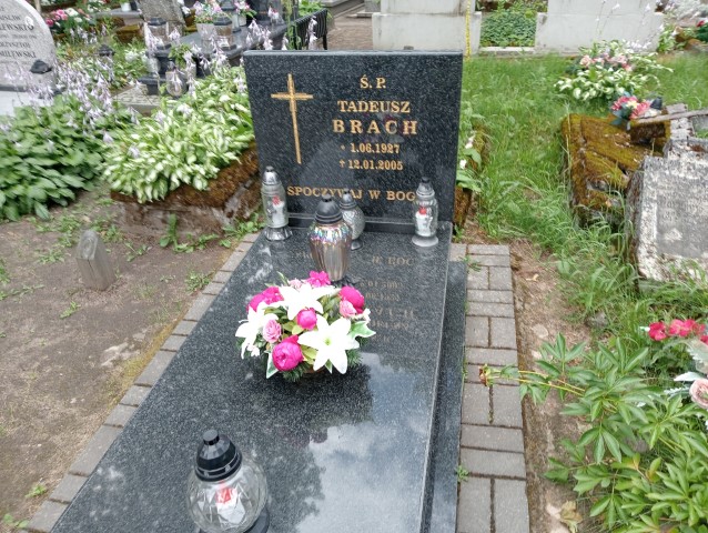 Grób Tadeusz Brach