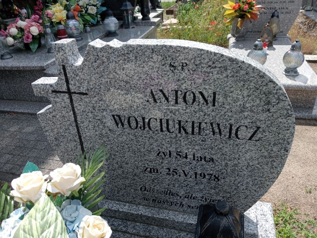 Antoni Wojciukiewicz Pasym - Grobonet - Wyszukiwarka osób pochowanych