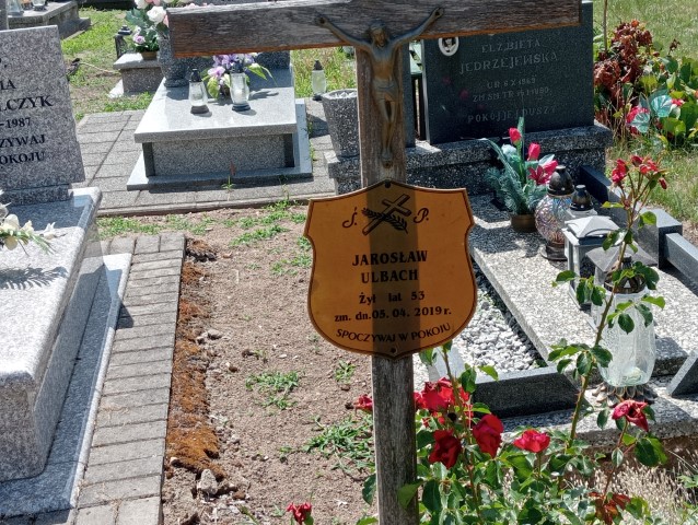 Jarosław Ulbach 1966 Pasym - Grobonet - Wyszukiwarka osób pochowanych