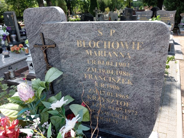 Marianna Bloch 1904 Pasym - Grobonet - Wyszukiwarka osób pochowanych