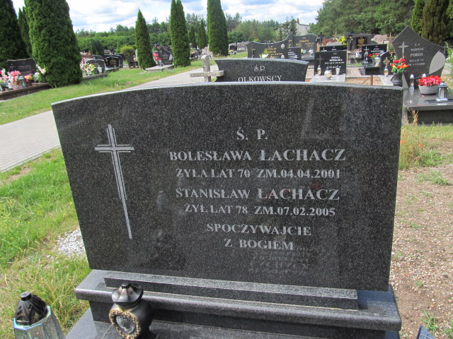 Bolesława Łachacz Pasym - Grobonet - Wyszukiwarka osób pochowanych