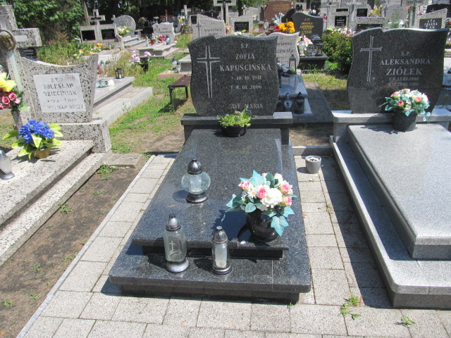 Grób Zofia Kapuścińska