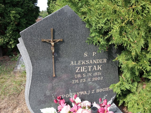 Aleksander Ziętak 1931 Pasym - Grobonet - Wyszukiwarka osób pochowanych