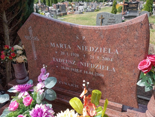 Marta Niedziela 1920 Pasym - Grobonet - Wyszukiwarka osób pochowanych