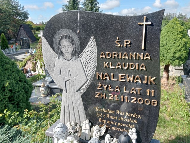 Adrianna Nalewajk 1997 Pasym - Grobonet - Wyszukiwarka osób pochowanych